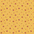 Riley Blake Fabrics Orchard House Heather Peterson Rose Clusters Yellow, fabric with a yellow background and small pink rose cluster pattern with green leaves.