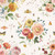Riley Blake Fabrics Sketchbook Lisa Audit Main Cream, floral fabric pattern with roses, peonies, and various insects and butterflies in pastel and vibrant colors.