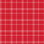 Riley Blake Fabrics The North Pole Flannel My Minds Eye Plaid Tomato Red