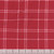 Riley Blake Fabrics The North Pole Flannel My Minds Eye Plaid Tomato Red, red plaid flannel fabric with white checked pattern.
