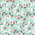 Riley Blake Fabrics The North Pole Flannel My Minds Eye Snowmen Aqua Blue