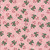 Riley Blake Fabrics The North Pole Flannel My Minds Eye Candy Cane Blush Pink