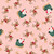 Riley Blake Fabrics The North Pole Flannel My Minds Eye Reindeer Toss Blush Pink