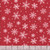Riley Blake Fabrics The North Pole Flannel My Minds Eye Snowflakes Tomato Red