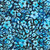 Robert Kaufman Fabrics Backyard Birds Artisan Batiks Blue Jay Tropical Flowers Foliage, vibrant blue floral fabric with tropical flowers and foliage in a batik design.