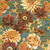 Robert Kaufman Fabrics Hello Fall Dusty Blue Mums Dahlias Sunflowers