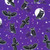 Robert Kaufman Fabrics Lights Out Glow in the Dark Midnight Purple Owls