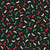 Robert Kaufman Fabrics Tiny Tidings Christmas Black Christmas Stockings