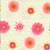Henry Glass Fabrics Bloomscape Jane Shasky Green Multi Set Flowers, fabric featuring pink and yellow flowers with green centers on a light background with multicolored polka dots.