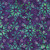 Windham Fabrics Anthology Batiks Jacqueline de Jonge Sparkly Christmas Purple Star of Bethlehem, purple fabric with vibrant green snowflake and star patterns.
