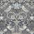 FreeSpirit Fabrics Morden by William Morris Strawberry Thief Charcoal Grey, intricate floral and bird pattern in shades of grey and beige on dark background.
