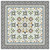 FreeSpirit Fabrics Morden by William Morris Windbourne Reflections Quilt Kit, a detailed quilt with intricate patterns and a floral border design.