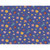 Liberty of London Fabrics Tana Lawn Bloom Serenade Devon Petals Blue, floral fabric pattern with small colorful flowers on a blue background.