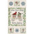 Moda Fabrics When Snow Falls Deb Strain When Snow Falls Panel 24 Inch Pan Snowy White Multi. Decorative panel featuring birds, snowflakes, and winter motifs with the quote 'When Snow Falls, Nature Listens'.