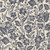 Moda Fabrics True Love Lella Boutique Romance Blooms Floral Cream Blue, a fabric with a cream background and a detailed navy floral pattern.