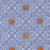 Moda Fabrics Coven Robin Pickens Medallion Tiles Damask Dusk Blue