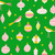 Moda Fabrics Merry Happy Ruby Star Society Kimberly Kight Baubles Verdant Green, Christmas ornament and bird pattern on green background