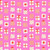 Moda Fabrics Merry Happy Ruby Star Society Kimberly Kight Secret Santa Lipstick Pink, repeating pattern of gift boxes with red ribbons on pink background