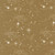 Moda Fabrics Silent Night Watercolour Heart Holy Starry Skies North Star Gold, fabric with white celestial patterns of stars, moons, and clouds on a gold background.