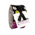 Moda Fabrics Freaky Familiars Ruby Star Society Jelly Roll Fabric Strips, colorful fabric strips with Halloween-themed skull and bat patterns.