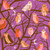 Moda Fabrics Freaky Familiars Ruby Star Society Who Cooks for You Witchy Purple, fabric with a pattern of various cartoon owls perched on dark brown tree branches against a purple background, with crescent moons and star accents.