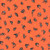 Moda Fabrics Freaky Familiars Ruby Star Society Spider Sense Pumpkin Orange