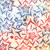 Batik Textiles Batik Fabrics Cream Blue Red Yellow Flower Blooms