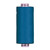 Riley Blake Fabrics Confetti Cotton 60 wt Quilting Thread Riley Denim Blue, a spool of durable blue quilting thread with pink branding on the top and bottom, suitable for sewing and quilting projects.