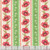 Benartex Fabrics Into the Meadow Katie Daisy Poppy Stripe Green Natural Cream