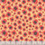 Benartex Fabrics Into the Meadow Katie Daisy Yellow Poppy Meadow, fabric pattern featuring vibrant red poppy flowers on a yellow background.