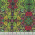 Benartex Fabrics Incandescent Paula Nadelstern Green Floral Bouquet