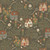 Benartex Fabrics Heirloom Garden by Fox and Fables Heirloom Garden Toile Moss Brown Green