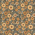 Benartex Fabrics Heirloom Garden by Fox and Fables Sunflower Fields Dark Moss Brown