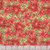 Lumin Fabrics White Owl Textiles Feathered Festivities Packed Poinsettias Multi, vibrant Christmas-themed fabric with red poinsettia flowers, green leaves, and holly berries pattern.