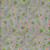 Lumin Fabrics White Owl Textiles Feathered Festivities Holly and Pine Gray fabric, featuring a Christmas-themed pattern with holly leaves and berries, pinecones, and pine branches on a gray background.