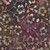 Riley Blake Fabrics Backyard Birds Batiks Moonlight Cream Grey Purple Flower Vine, fabric featuring a floral vine pattern in cream, grey, and purple tones with a Batiks style design.