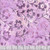 Riley Blake Fabrics Backyard Birds Batiks Glowberry Pink Purple Flower Vine, watercolor-style pink and purple floral batik fabric featuring vines and flowers.