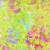 Timeless Treasures Fabrics Tonga Batiks Lilypad Tie Dye Floral Lime Green, an abstract tie-dye floral fabric with vibrant lime green, pink, and blue colors.