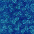 Timeless Treasures Fabrics Tonga Batiks Fandango Blue Flowers Blue, a fabric with a vibrant blue background featuring a floral batik pattern in varying shades of blue.