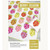 Moda Fabrics Scenery Elizabeth Hartman Berry Season Quilt Pattern, colorful strawberry quilt with patchwork design and green leafy tops, on a white background with yellow accents.