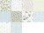 Dear Stella Fabrics Woodland Willow 12 Fat Quarters Woodland, set of fabric pieces with woodland and nature-themed patterns in soft colors.
