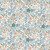 Dear Stella Fabrics Woodland Willow Field Of Dreams Whisper Cream, fabric with a floral pattern featuring pastel pink, blue, and green colors with leaves and various small flowers.