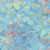 Windham Fabrics Anthology Batiks Jacqueline de Jonge Wonderful Feeling Sky Blue Pine Leaves, a vibrant fabric featuring a sky blue background with pastel-colored pine leaves and white dots.
