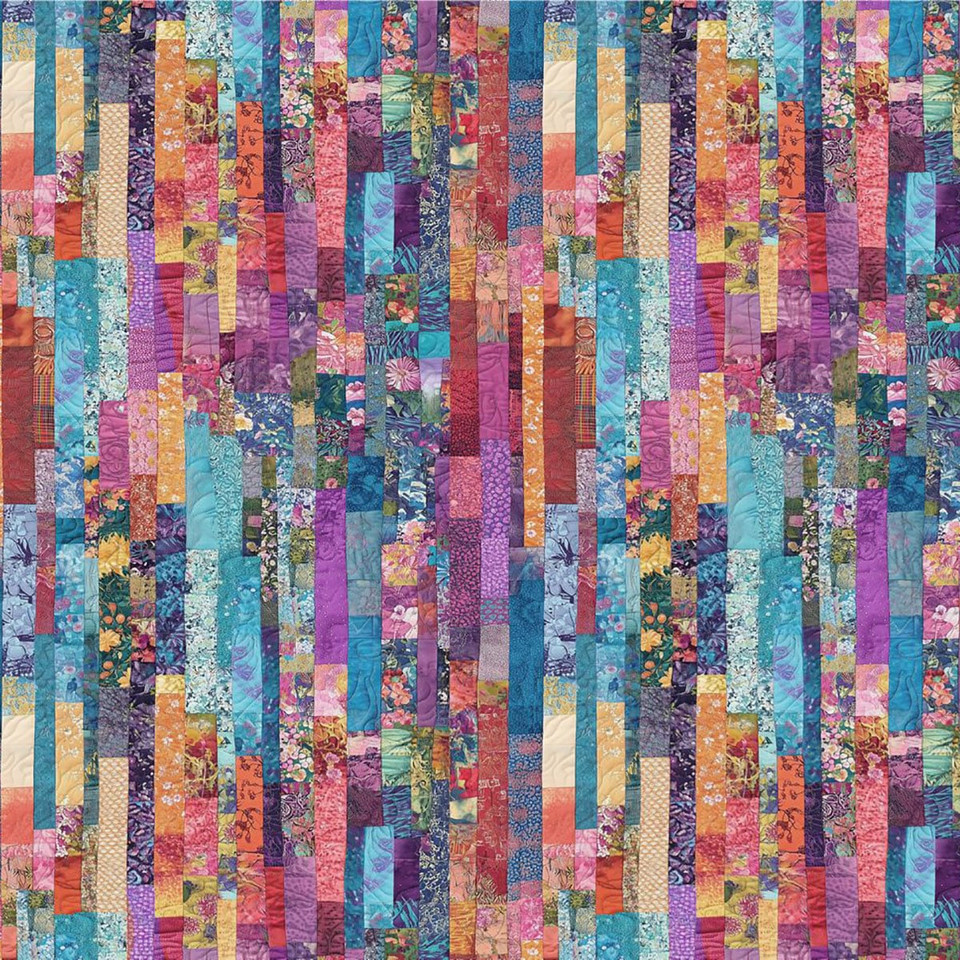 Timeless Treasures Fabrics 108 Inch Wide Quilt Back Quilt Patch Multi ...