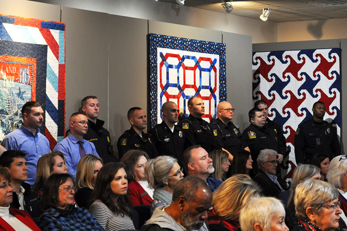 Quilts of Valor presentation ceremony