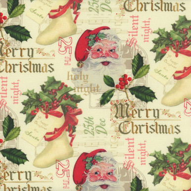 ヴィンテージ　ファブリックマルシェ（アメリカ製） サンタクロースの置物約25cm ヴィンテージ ファブリックマルシェ（アメリカ製