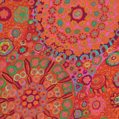 Free Spirit Fabrics Kaffe Fassett Perennials Tomato Mille Fiore