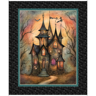 Quilting Treasures Fabrics Witchypoo Dan Morris Haunted House