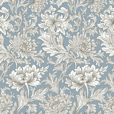 FreeSpirit Fabrics Morden by William Morris Chrysanthemum Tonal