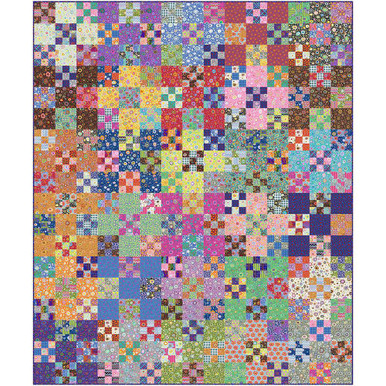 FreeSpirit Fabrics Kaffe Fassett Ode to Roman Glass Nine Patch